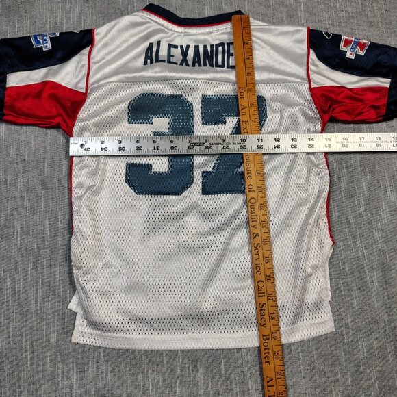 VINTAGE Shaun Alexander Seattle Seahawks Super Bowl Jersey Boys Medium Reebok - Picture 11 of 14